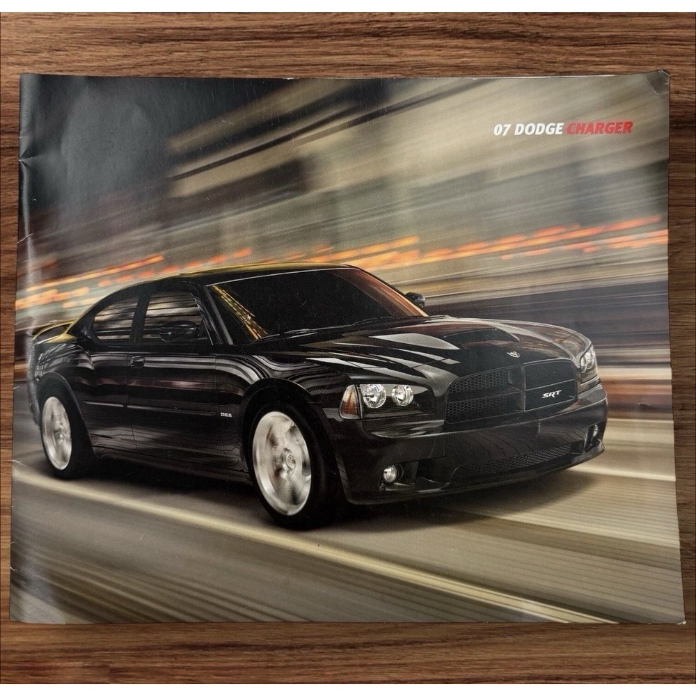 2007 Dodge Charger Deluxe Sales Brochure 07 SE SXT R/T SRT8 Dealership Original